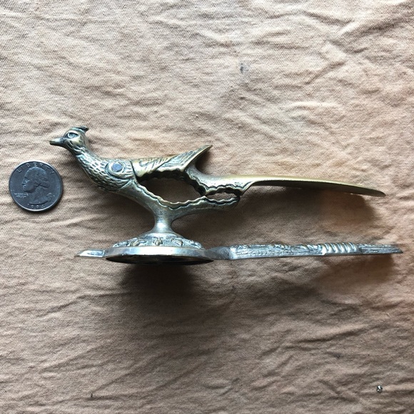 Brass Pheasant Bird Nutcracker
